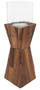 Sagebrook Home Hurricane Brown 28"H Dimensional Stand-2