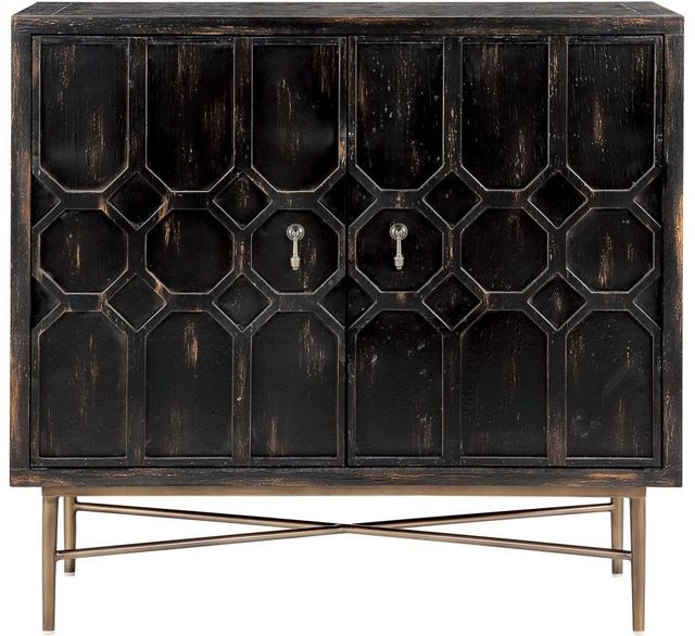 Olliix by Madison Park Black Hanley Accent Cabinet-0