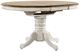 Liberty Furniture Carolina Crossing Antique Honey Pedestal Dining Table with White Base-0