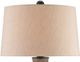 Currey & Company Afrikan Beige/Distressed Black/Tan Table Lamp-1