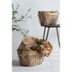 A & B Home 3-Piece Beige Baskets with Canvas Cloth Set-4