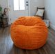 CordaRoy's® Original Orange Terry Corduroy Full Bean Bag Chair-3