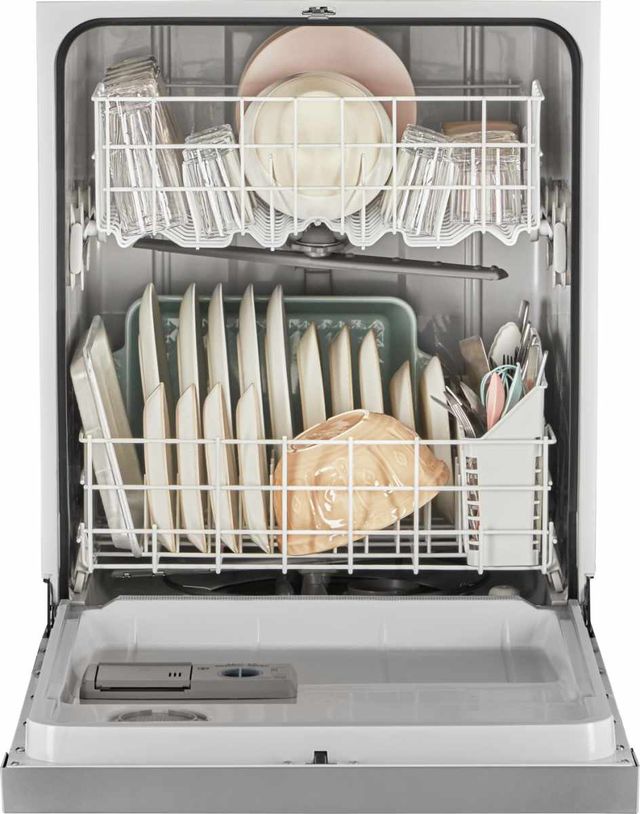 Whirlpool® 24" Stainless Steel Front Control Built In Dishwasher-2