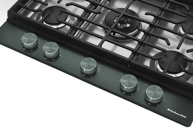 KitchenAid® 30" Juniper Gas Cooktop with 5 Burners and Integrated Wok Grate-3