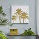 Olliix by Intelligent Design Gold Palms Gold Foil Embellished Canvas-0