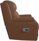 La-Z-Boy® Dorian Mocha Leather Power Rocking Recliner with Headrest and Lumbar-3