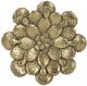 A & B Home Gold Succulent Wall Plaque-0