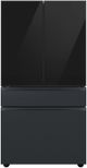 Samsung Bespoke 36" Matte Black Steel French Door Refrigerator Bottom Panel-1