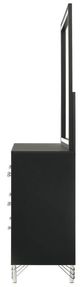 Coaster® Lucia Black Dresser and Mirror-3