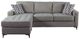 Mazin Furniture Hudson 2-Piece Graphite Reversible Storage Chaise Sectional-0