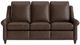 Bassett® Furniture Customizable Magnificent Leather Roll Arm Power Reclining Sofa-1
