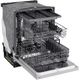 LG 24" Stainless Steel Front Control Built-In Dishwasher with FlushFit™-4
