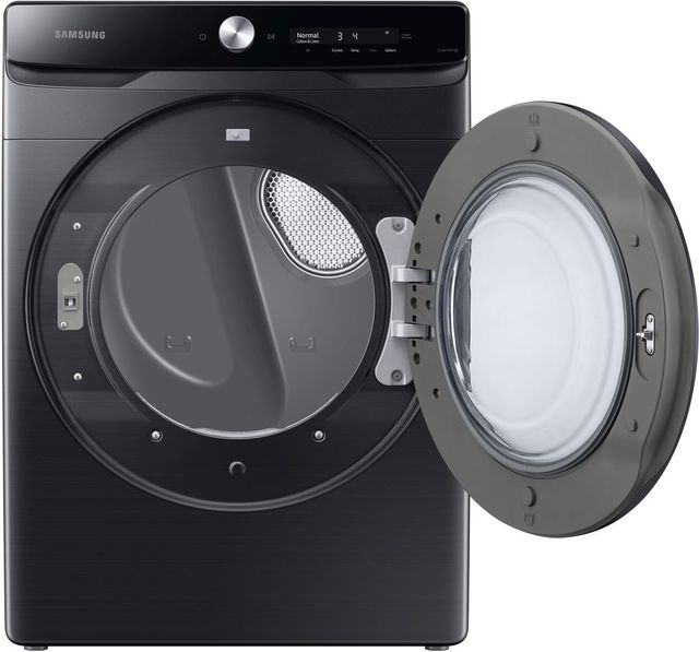 Samsung Brushed Black Front Load Laundry Pair-2