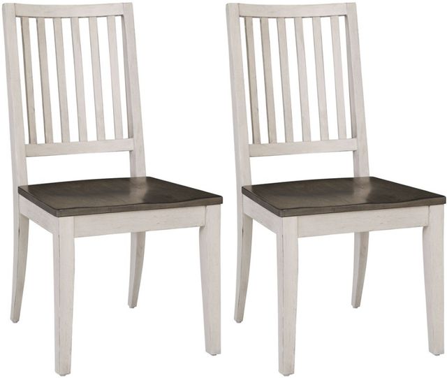 aspenhome® Caraway Aged Ivory Dining Side Chair-3