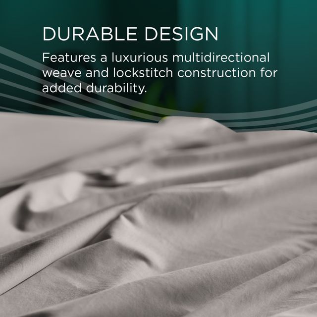 Tempur-Pedic® TEMPUR-Adapt® Luxe 5-Piece Graphite Egyptian Cotton Split King Sheet Set-2