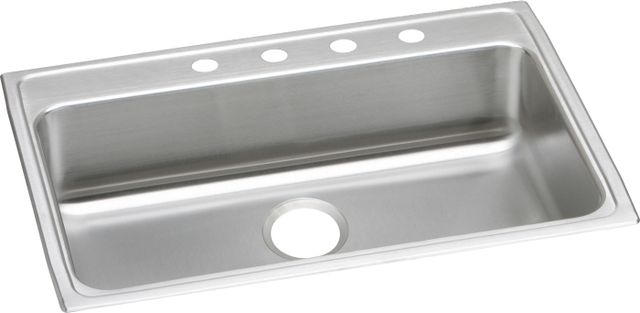 Elkay Lustertone® Classic Lustrous Satin 31" x 22" x 5" 3-Hole Single Bowl Drop-In ADA Sink-0