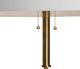 Wildwood Lamps Alsace Antique Brass/Natural Brown Floor Lamp-1