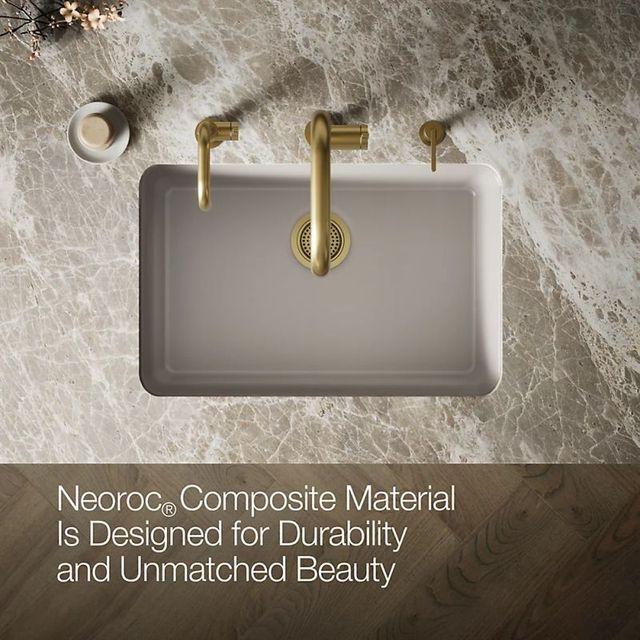 KOHLER® Cairn® Matte Taupe 28" Undermount Single-Bowl Kitchen Sink-4