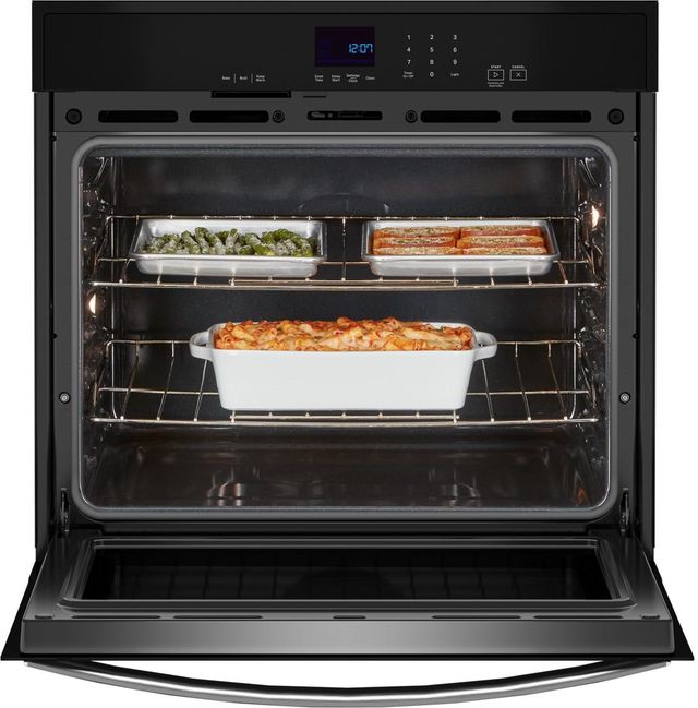 Whirlpool® 30” Fingerprint Resistant Stainless Steel Single Electric Wall Oven with Steam Clean-4