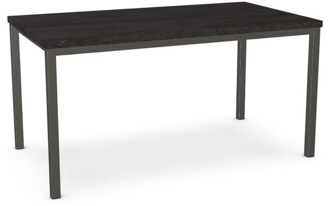Amisco Customizable Bennington Thermo Fused Laminate Counter Height Table with 1.63" Thick Tabletop-0