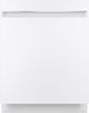 GE® 24" White on White Built-In Dishwasher-0