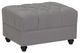 Dynasty Furniture Gray Ottoman-0