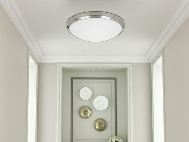 Cal® Lighting & Accessories Dimmable Ceiling Flush Mount with Glass Diffuser-1