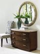 Lexington Home Laurel Canyon Beverly Mocha/Silver Leaf Accent Mirror-1