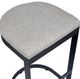 Uttermost® Maude Java Black/Taupe Gray Steel Outdoor Bar Stool-5