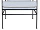 A & B Home Seaton Black/White Metal Outdoor Lounge Chair-1