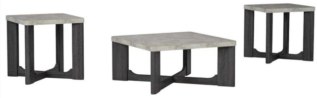 Signature Design by Ashley® Sharstorm 3-Piece Gray Occaional Table Set-0