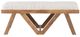 Powell® Benicio Brown/White Upholstered Bench-3