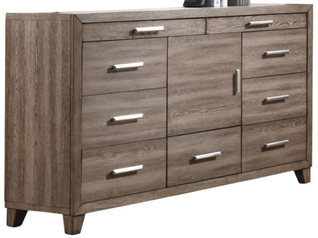 New Classic® Home Furnishings Harrisburg 4-Piece Walnut Eastern King Bedroom Set-3