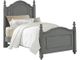 Vaughan-Bassett French Market Zinc Youth Full Poster Headboard-0