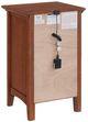 Whittier Wood® Furniture McKenzie Glazed Antique Cherry Small 3-Drawer Nightstand-3