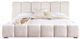 Parker House® Escape Fluffy River Rock Queen Upholstered Panel Bed-3
