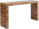 StyleCraft Norman Wyatt Walnut Zebra Wooden Console-0