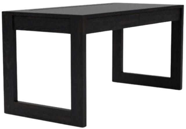 Riverside Furniture Westwood Ebony Whiskey Oak Writing Desk-0
