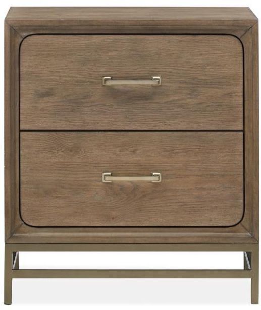 Magnussen Home® Lindon Belgian Wheat Drawer Nightstand-1