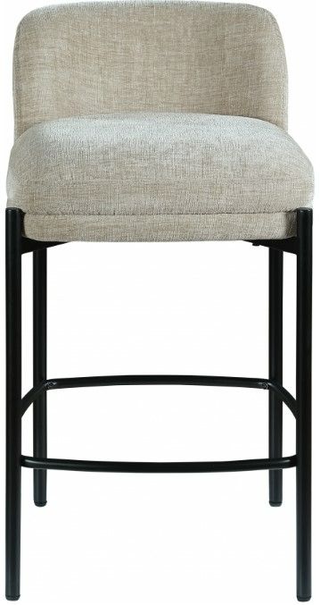 Meridian Furniture Burton Beige Counter Stool-1