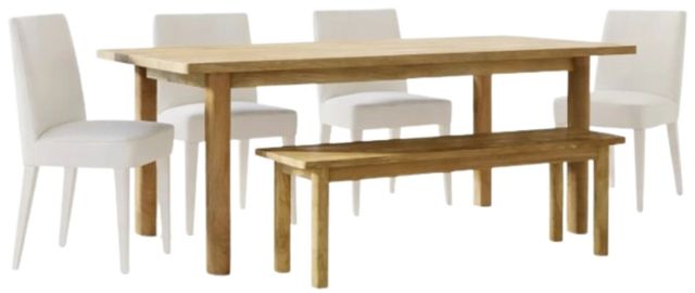 Jofran Inc. Bodhi 6-Piece Golden/Ivory Dining Set-0