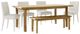 Jofran Inc. Bodhi 6-Piece Golden/Ivory Dining Set-0