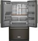 KitchenAid® 27.0 Cu. Ft. PrintShield™ Black Stainless French Door Refrigerator-1
