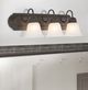 YHD Alabaster/Dark Brown 3-Light Incandescent Bathroom Vanity Lighting-1