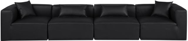 Meridian Furniture Cube 4-Piece Black Modular Sofa-1