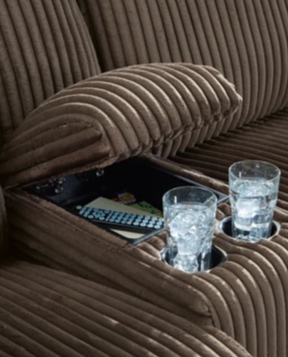 Signature Design by Ashley® Top Tier 6-Piece Chocolate Left-Arm Facing Manual Reclining Sectional and Chaise-4
