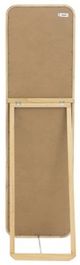 YHD Natural Brown Radian Full-Length Mirror-5