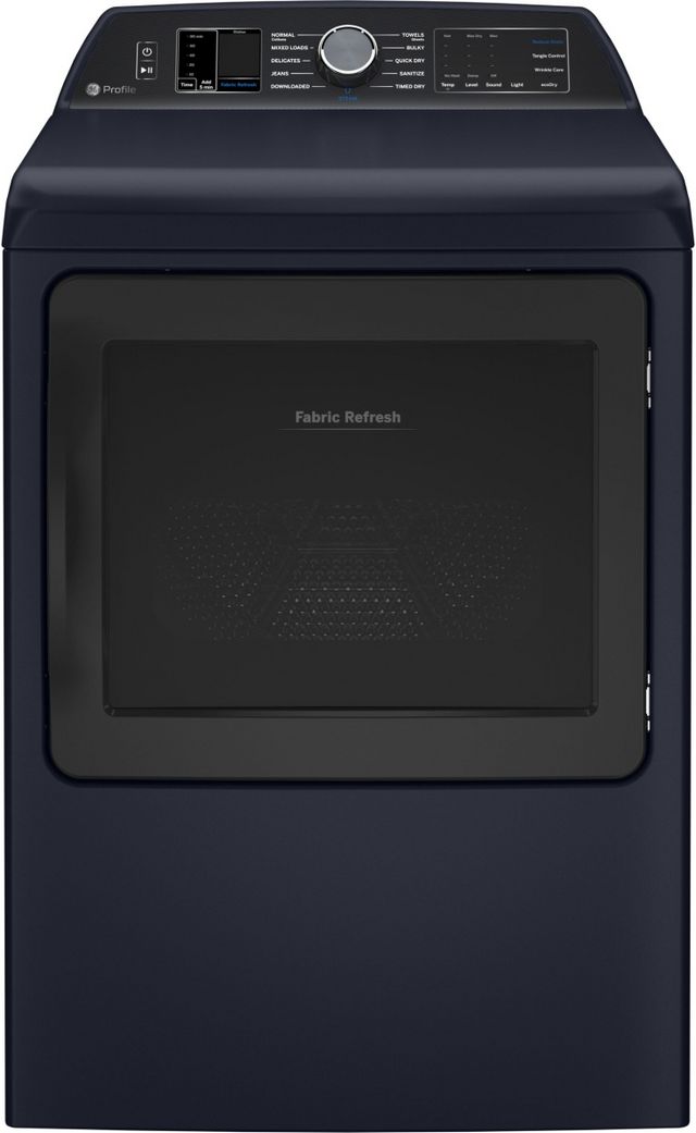GE Profile™ 7.3 Cu. Ft. Sapphire Blue Front Load Gas Dryer