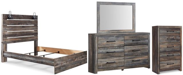 Signature Design by Ashley® Drystan 4-Piece Multi Queen Panel Bed Set-0
