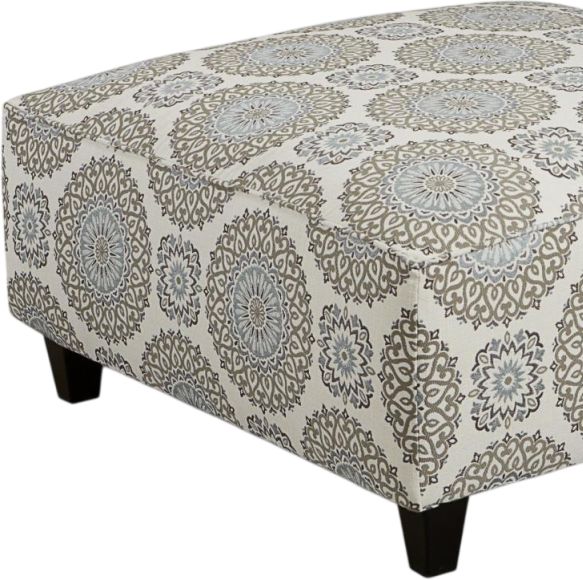 Fusion Furniture 109 Brianne Twilight Cocktail Ottoman-1